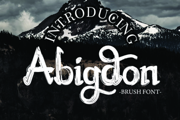 Abigdon: A Casual Display Font for Web Design