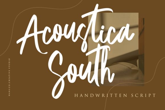 Acoustica South: A Handwritten Font for Elegant Branding