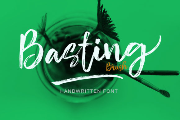 Basting Font: A Handwritten Typeface for Crafters