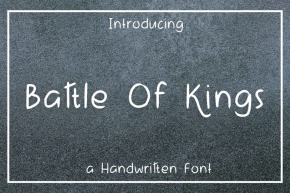 Battle of Kings Font: Elevating Web Headlines