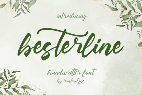 Besterline: A Handwritten Font for Brand Identity