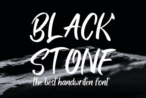 Black Stone Font: A Versatile Handwritten Typeface for Modern Brands