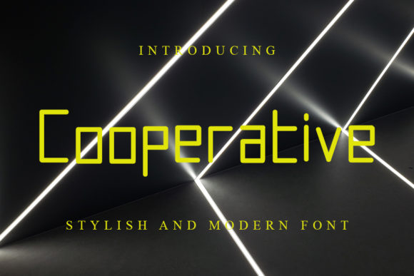 Cooperative Font: Modern Script for Web Design