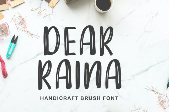 Dear Raina: A Handwritten Font for Digital Design