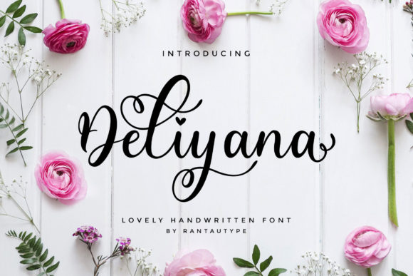 Deliyana: A Romantic Script Font for Web Design