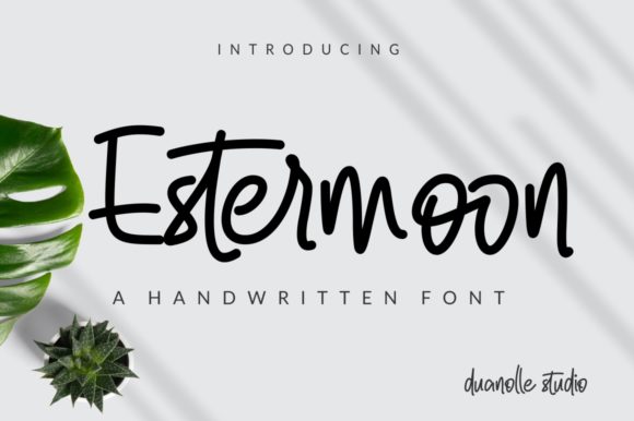 Estermoon: A Handwritten Font for Modern Web Design