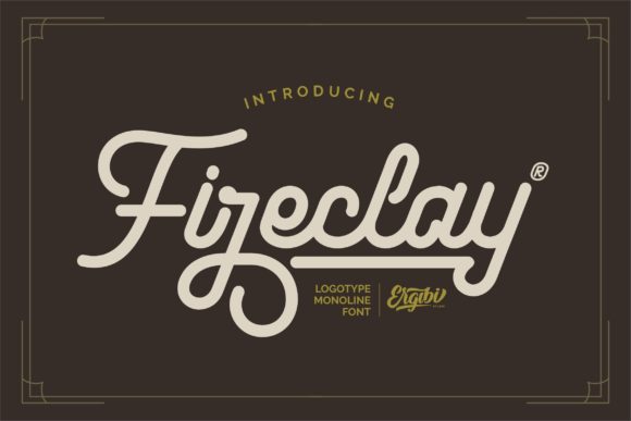 Fireclay Font: Elevating Brand Identity with Elegance