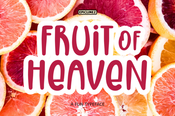 Fruit of Heaven Font: Elevating Web Headlines
