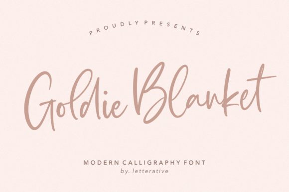 Goldie Blanket: A Handwritten Font for Polished Brands