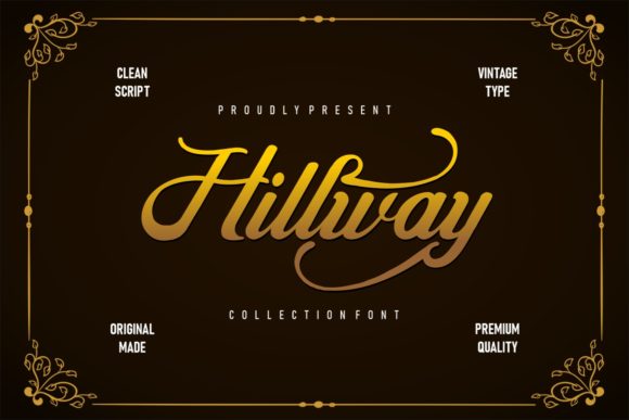 Hillway Font: A Vintage Script for Authentic Branding