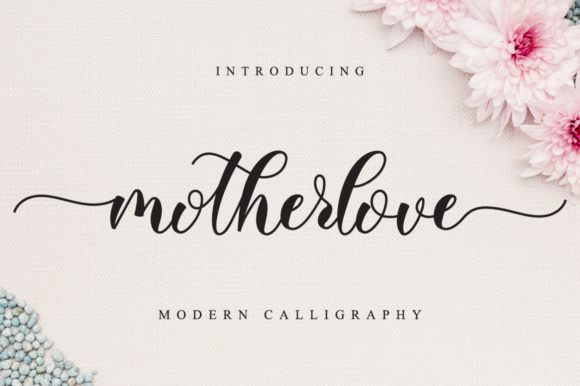 Motherlove: A Timeless Script Font for Editorial Design