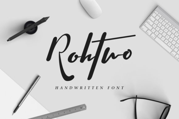 Rohtwo Font: A Modern Script for Campaign Design