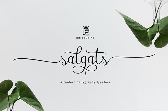 Salgats: A Refined Script Typeface for Editorial Design