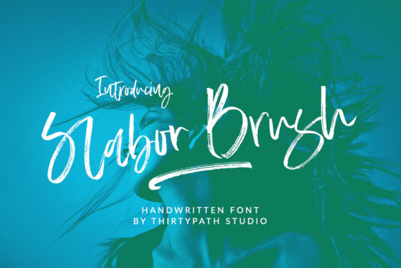 Slabor Brush: The Handwritten Font for Summer Campaigns