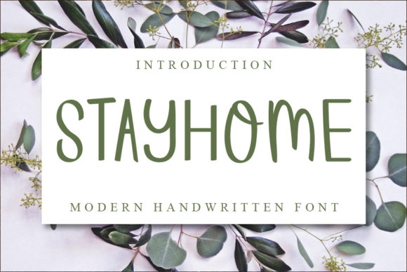 Stayhome: The Perfect Handwritten Font for Crafters
