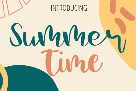 Summer Time Font: A Sweet Script for Makers