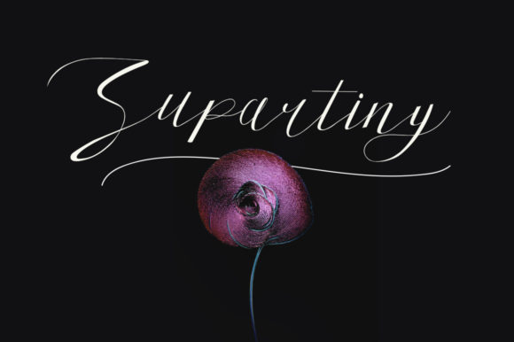 Supartiny: A Refined Script Font for Editorial Design