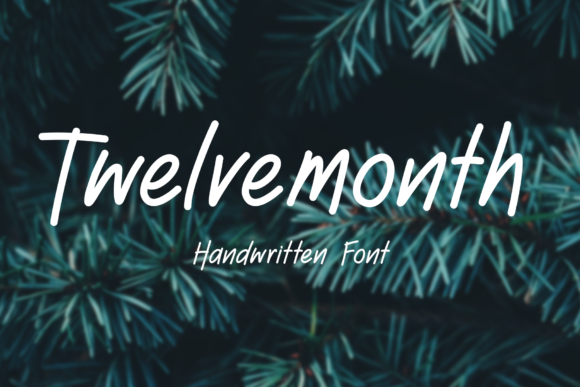 Twelve Month: The Perfect Handwritten Font for Crafters