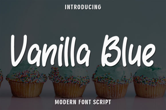 Vanilla Blue: A Handwritten Font for Makers