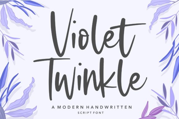Violet Twinkle: A Handwritten Font for Marketers