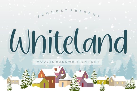 Whiteland: A Playful Handwritten Font for Clear Campaigns