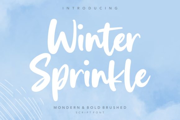 Winter Sprinkle: A Handwritten Typeface for Editorial Calm